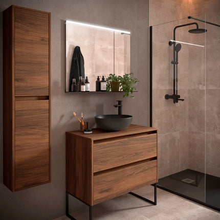 NOJA 2 cajones Encimera roble