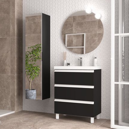 Mueble SPIRIT 3 Cajones 700 negro