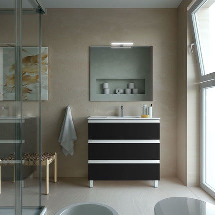 Mueble SPIRIT 3 Cajones 900 negro