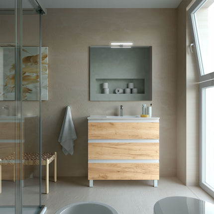 Mueble SPIRIT 3 Cajones 900 roble