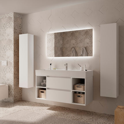 Bequia 2 Cajones y 2 Coquetas Blanco