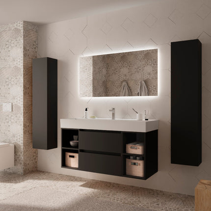 Bequia 2 Cajones y 2 Coquetas Negro