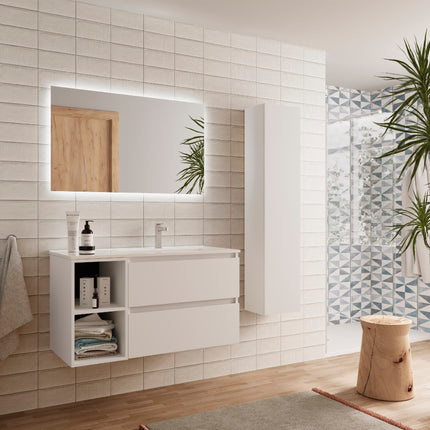 BEQUIA 90cm 2C coqueta color blanco