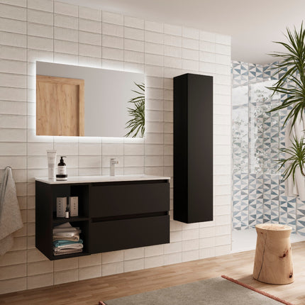 BEQUIA 90cm 2C coqueta color negro