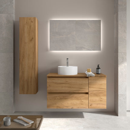 BEQUIA 2 Cajones y 1 Puerta Roble