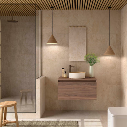 Mueble de baño MARA 1 cajon nogal 800