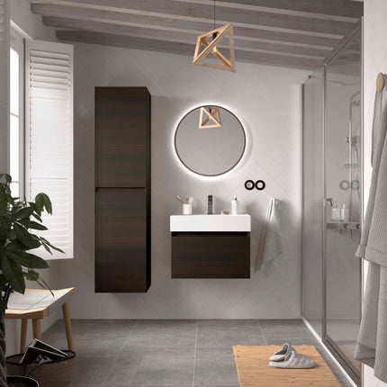 Mueble de baño MARA 1 cajon eucalipto 600