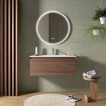 Mueble de baño MARA 1 cajon nogal 1000