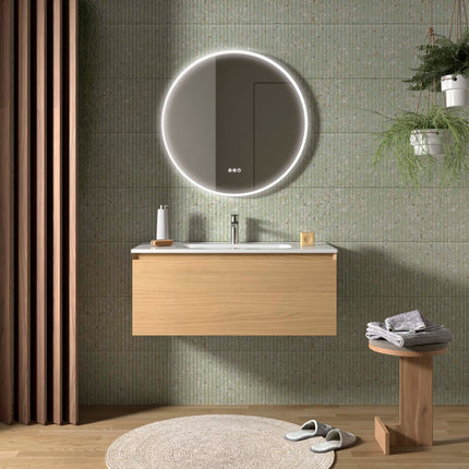 Mueble de baño MARA 1 cajon roble 1000