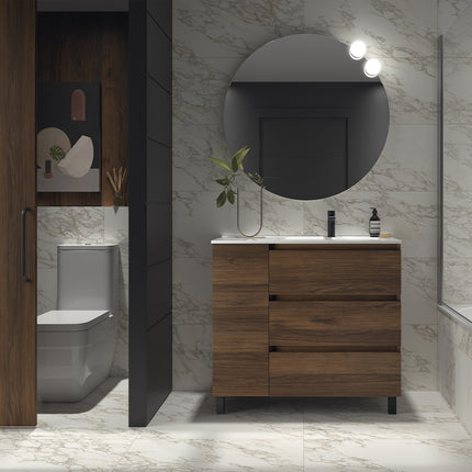 Conjunto SPIRIT 100 cm Nogal Maya