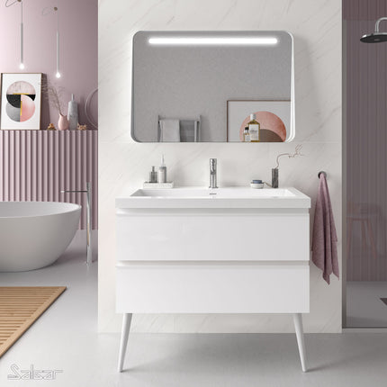 Mueble SPIRIT 2 Cajones blanco 1000