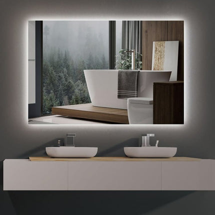 Espejo de baño Led Cuadrado SUECIA