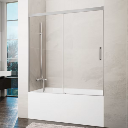 Mampara BASIC Bañera Niquel