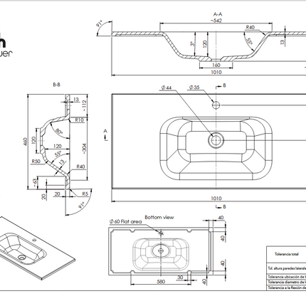Lavabo MILO de OhMyShower