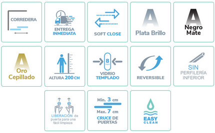 icons Mampara Ducha PAVÍA AI100