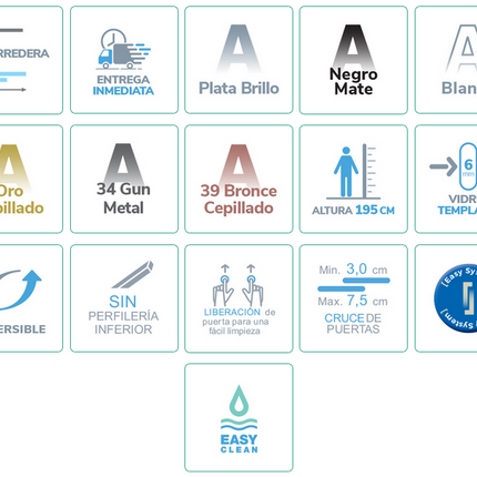 icons Mampara DELTA  DE100