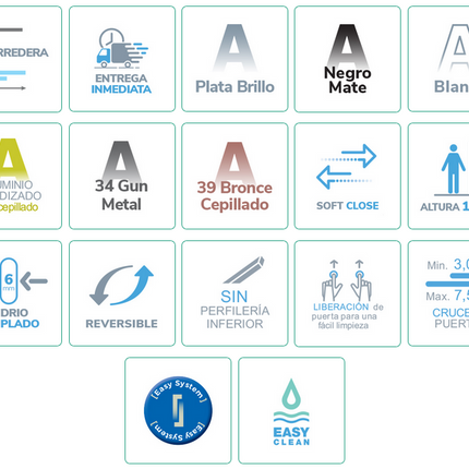  DE102 DELTA Mampara icons