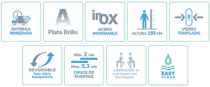 mampara LIBERTY LI102 icons