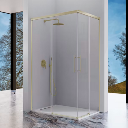 Mampara URBAN UR607 oro cepillado