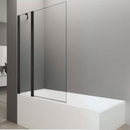 Mampara de Bañera OPEN 2 negro mate