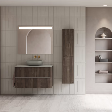 Mueble Dai Royo con Lavabo Sobre Encimera Fresno