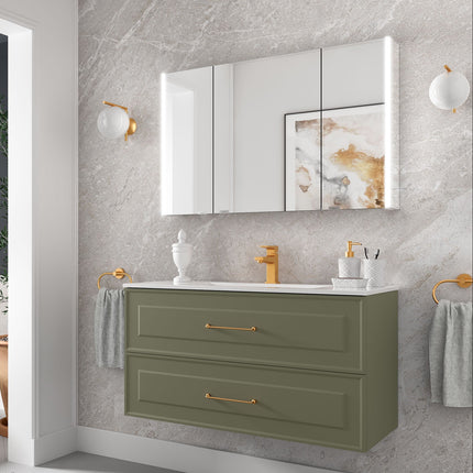 Mueble de baño RENOIR verde bisque 1000