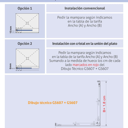 mampara angular glase gs607 2