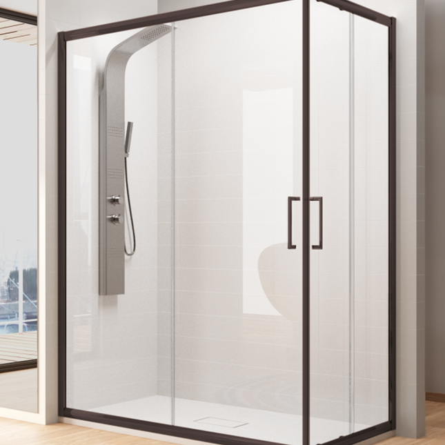 Mampara BELLA BL607 + BL607 negra