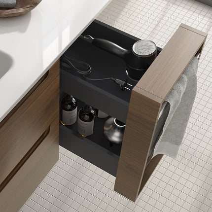 Detalle módulo extraible toallero de 30 cm