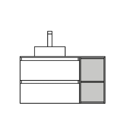 Dibujo Coqueta ALLIANCE 300, 2 huecos 
