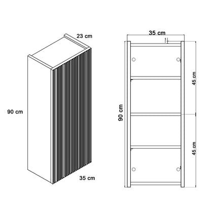 croquis Mueble Auxiliar ETNA de Sanchís