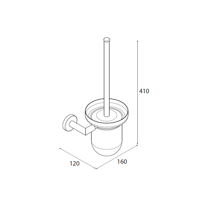 medidas Escobillero LISSY BLACK