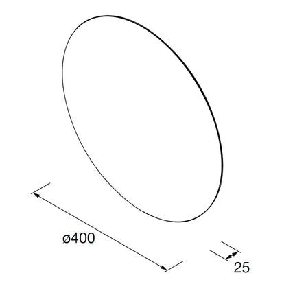 Espejo circular OASIS 40 cm