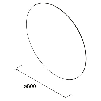 Espejo circular OASIS 80 cm