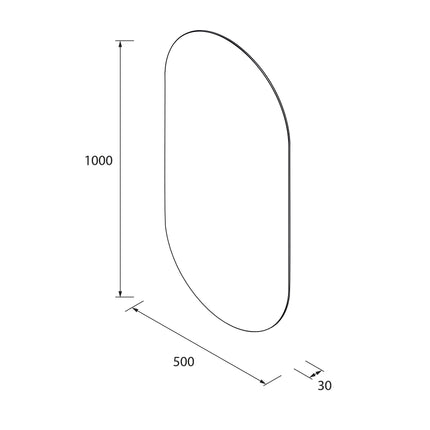 Medidas Espejo OVALO