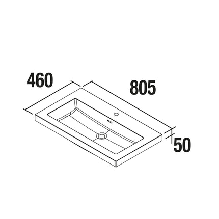 medidas lavabo toscana 805