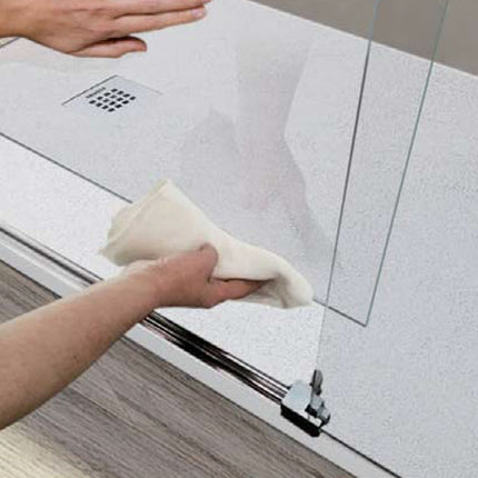 Mampara angular triana limpieza