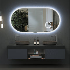 Espejo de baño Led Eliptico INDIANA