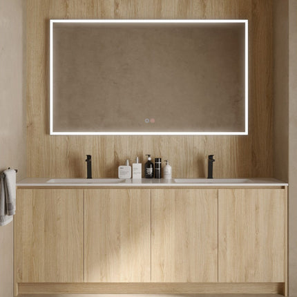 Espejo de baño Led Cuadrado SUIZA