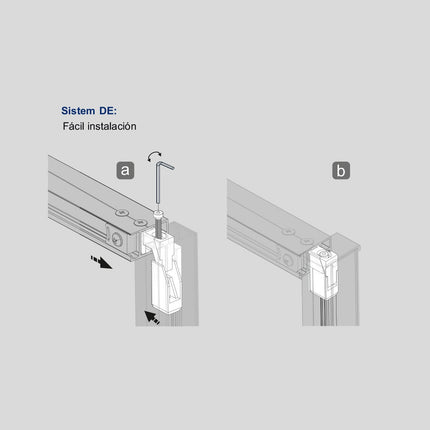 instalacion Mampara DELTA  DE100