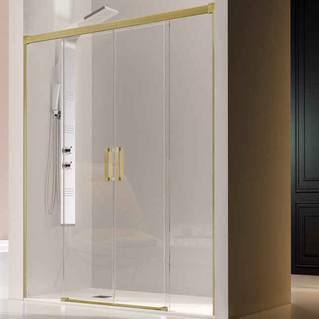 Mampara GLASÉ GS100 oro cepillado
