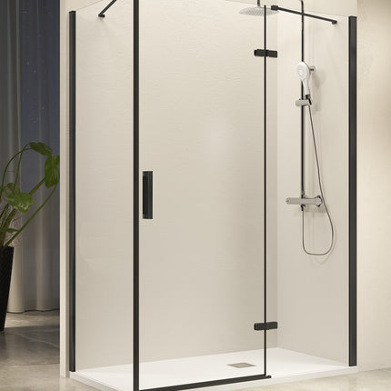 mampara nardi NA408 abatible negro