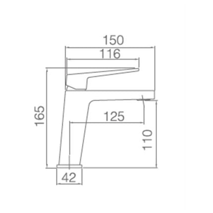 Grifo de Lavabo Cromo ART de IMEX | Calidad y Elegancia Atemporal
