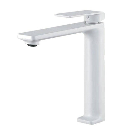 Grifo Lavabo Alto Blanco Mate FIYI | Diseño Moderno y Minimalista | Acabado Antihuellas | IMEX