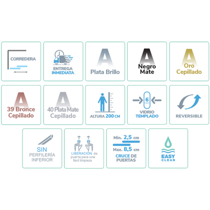 icons Mampara URBAN Kassandra