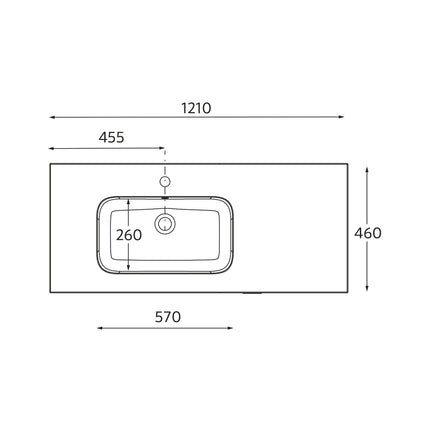 Lavabo constanza izq 1210