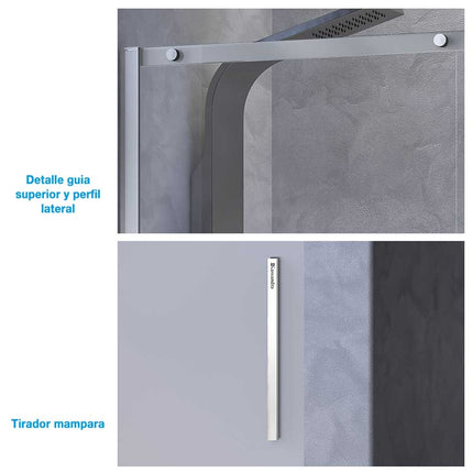 Mampara LUNA LU102 LU103 detalles