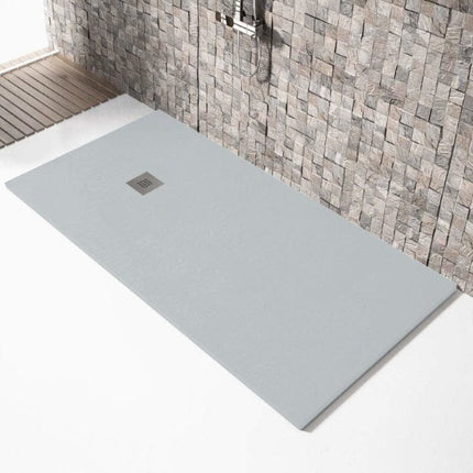 Plato de Ducha Resina ROCK Gris Claro