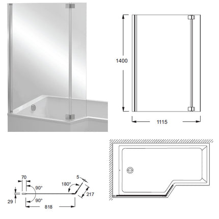 medidas bañera jacob delafon