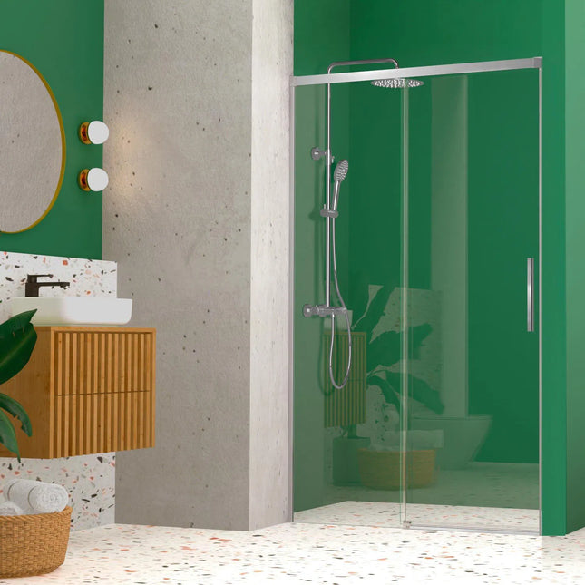 Mampara Nicoleta NI102 plata brillo